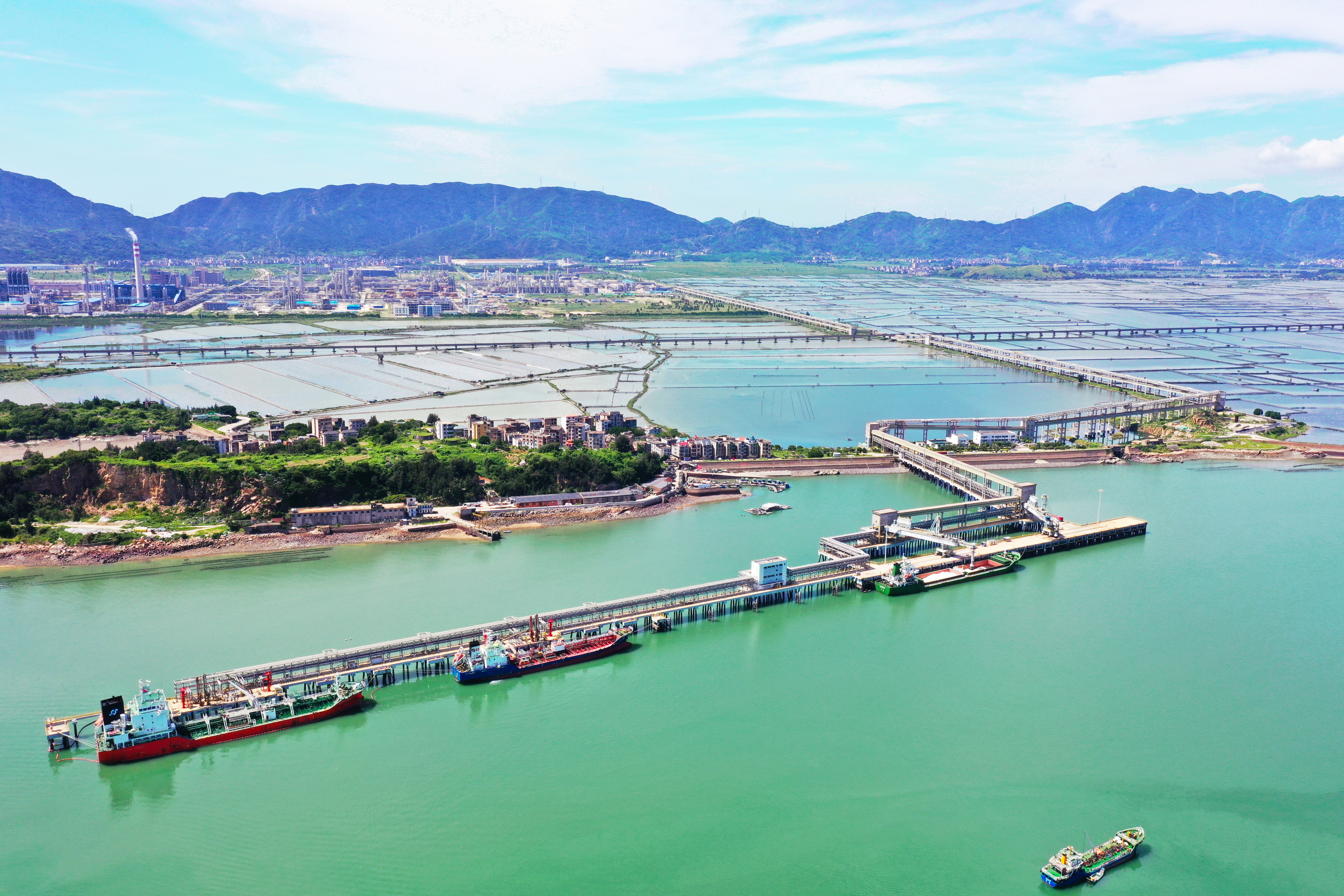 Fuzhou Port and Harbor Expanding Openness Luoyuan Bay Port Area Around Lower Lantau Island Operation Area Successfully Passed National Acceptance Inspection